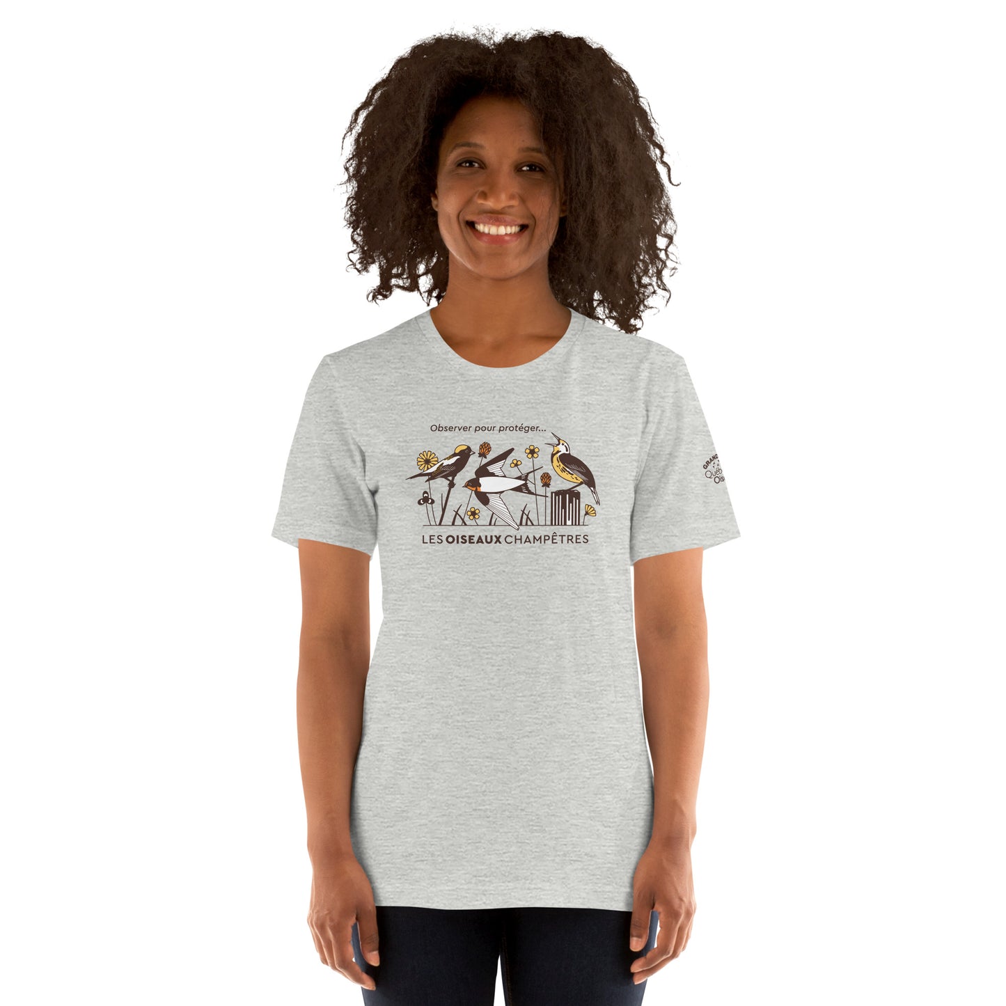 T-shirt unisexe Grand Défi Oiseaux Champêtres