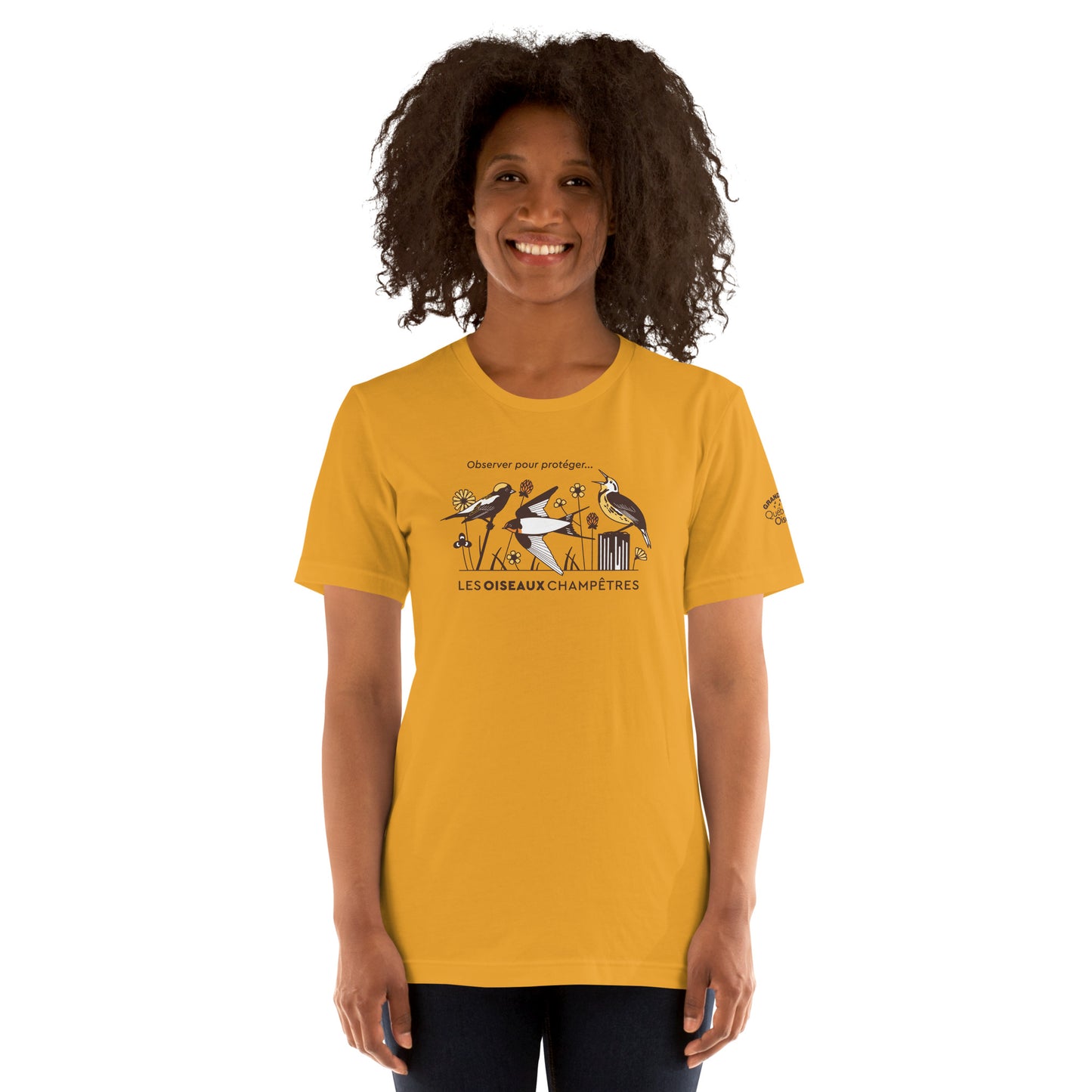 T-shirt unisexe Grand Défi Oiseaux Champêtres
