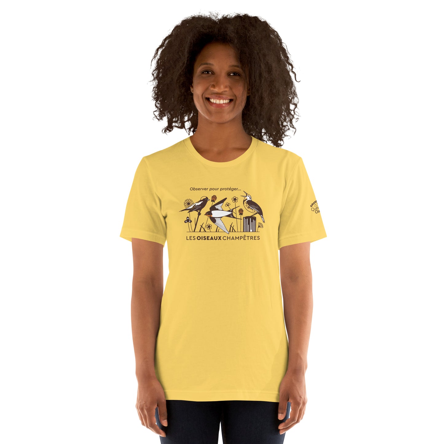 T-shirt unisexe Grand Défi Oiseaux Champêtres