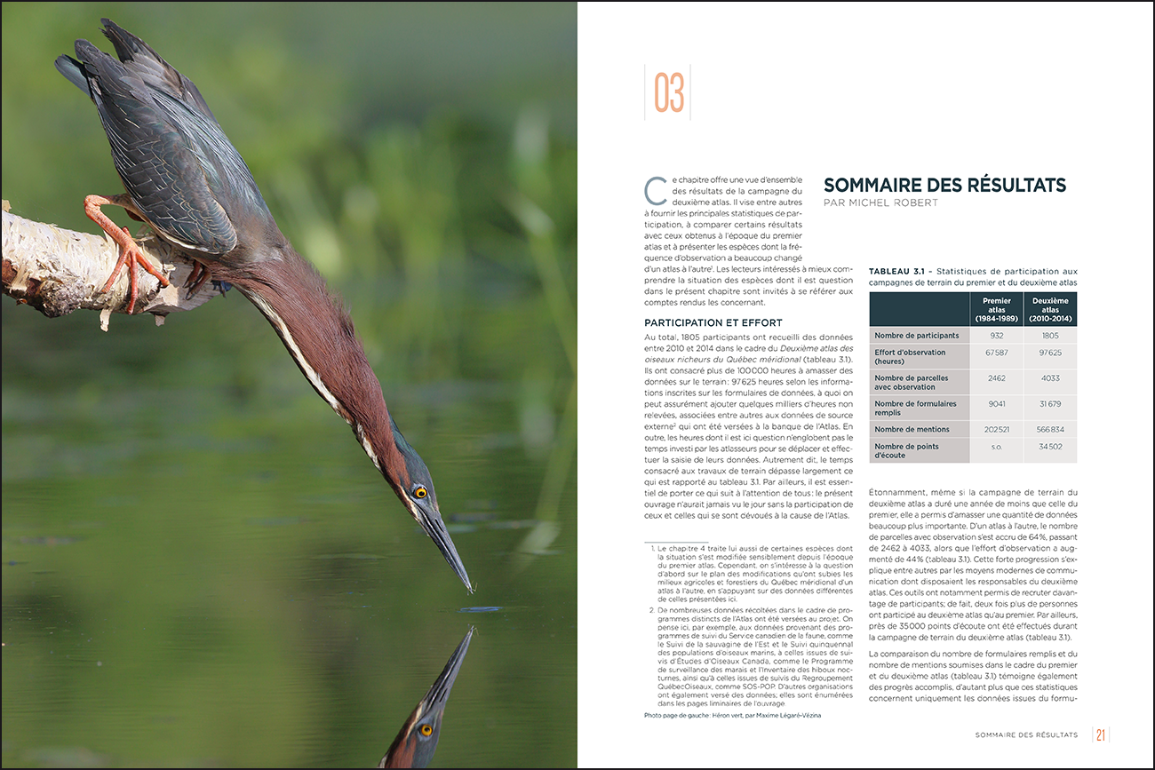 Deuxième Atlas des oiseaux nicheurs du Québec méridional