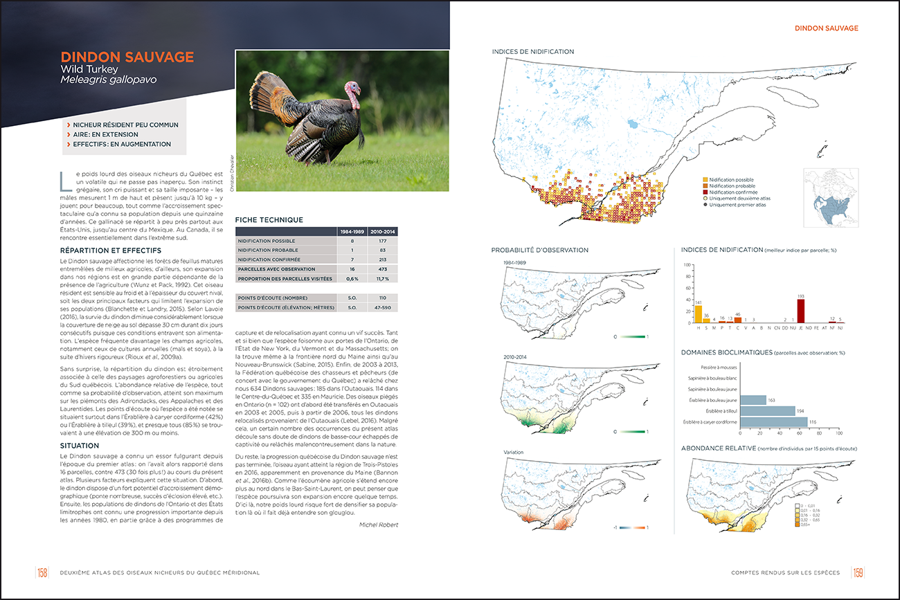 Deuxième Atlas des oiseaux nicheurs du Québec méridional