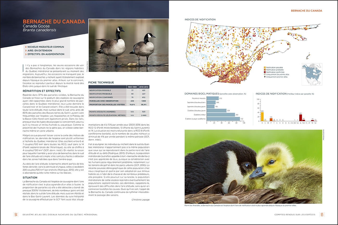 Deuxième Atlas des oiseaux nicheurs du Québec méridional