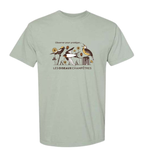 T-shirt unisexe Grand Défi Oiseaux champêtres