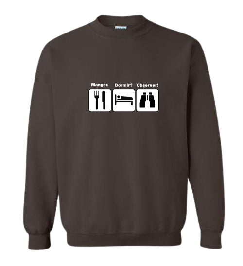 Coton ouaté Manger? Dormir? Observer!