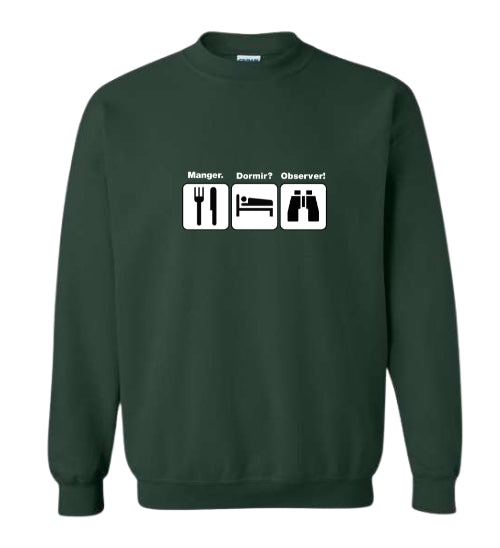 Coton ouaté Manger? Dormir? Observer!