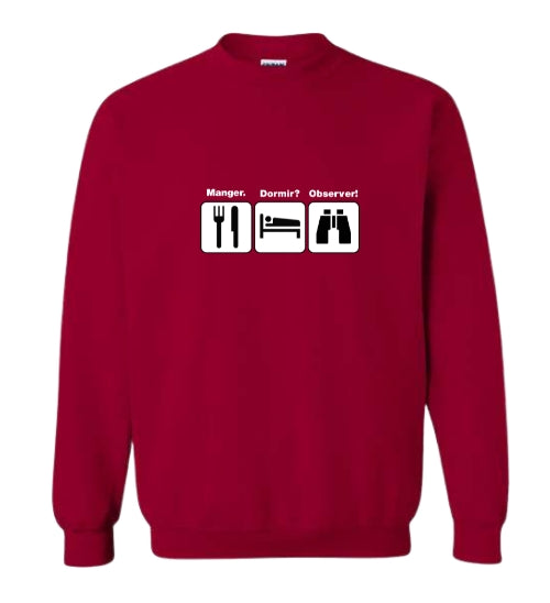 Coton ouaté Manger? Dormir? Observer!