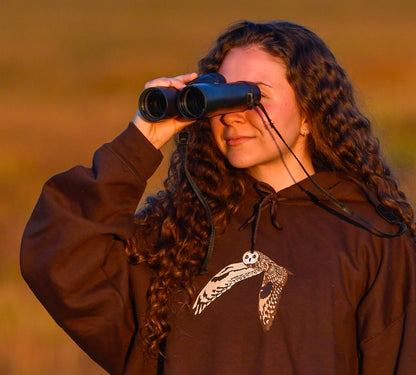Chandail à capuchon - Hibou des marais