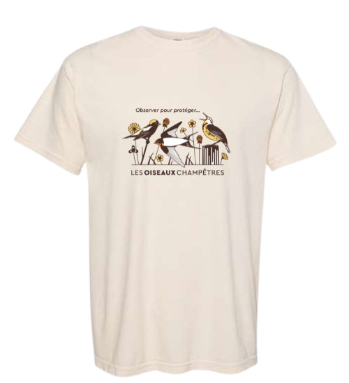 T-shirt unisexe Grand Défi Oiseaux champêtres