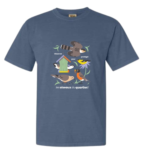 T-shirt unisexe Grand Défi Oiseaux du quartier