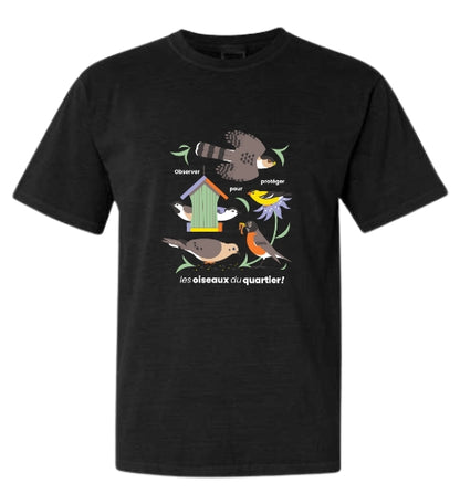 T-shirt unisexe Grand Défi Oiseaux du quartier