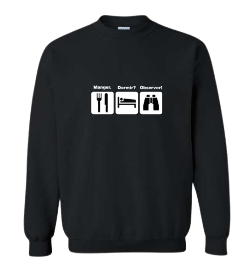 Coton ouaté Manger? Dormir? Observer!