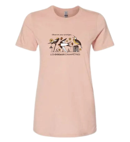 T-shirt femme Grand Défi Oiseaux champêtres