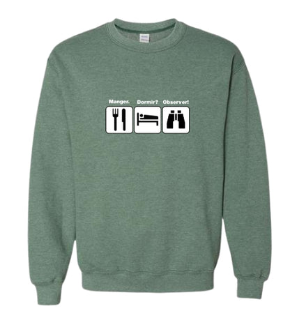 Coton ouaté Manger? Dormir? Observer!