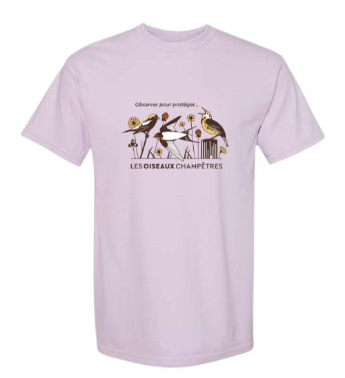 T-shirt unisexe Grand Défi Oiseaux champêtres
