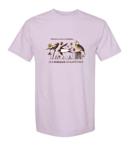 T-shirt unisexe Grand Défi Oiseaux champêtres