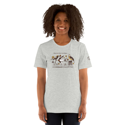 T-shirt unisexe Grand Défi Oiseaux Champêtres