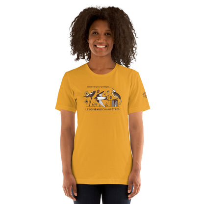 T-shirt unisexe Grand Défi Oiseaux Champêtres
