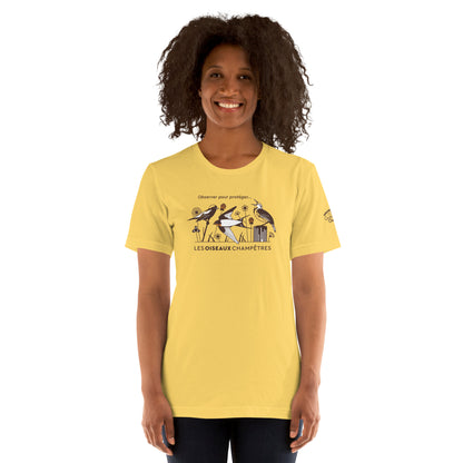 T-shirt unisexe Grand Défi Oiseaux Champêtres