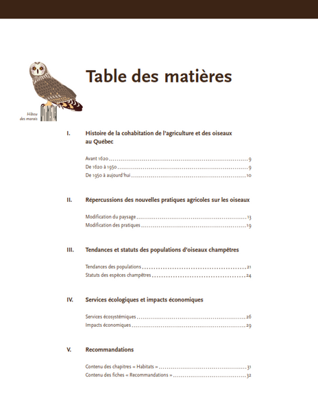 Aménagements et pratiques favorisant la protection des oiseaux champêtres (2e édition)